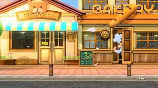 Oh man, Hatsune Miku goes full nude in this Project Diva mod with her big tits goddess vibe 😍