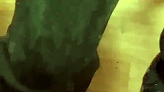 Sexy nylon on elza kom with ass worship