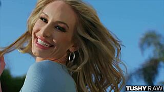 tushyraw blonde baddie daisy stone bounces her little 18+ ass on his hard cock