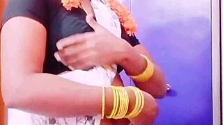 desi housewife fucking tailor with telugu dirty talks in a dirty homemade scene.