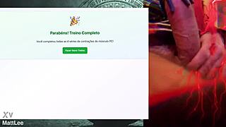 Интенсивная тренировка демонстрирует сильный, толстый, мощный 19 см член, который держится часами без кончины в домашнем POV