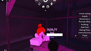 roblox acorn hair says, 'fuck me harder in this game'