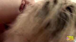 Cute Blonde Girls Lick and Finger in Shower