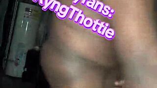 Bust a nut in grandma butt with huge tits and big black cock