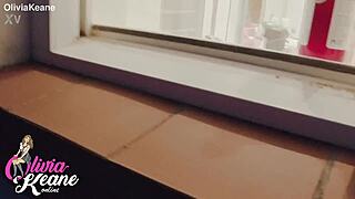 You watch your neighbour in the shower.