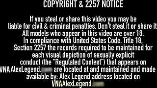 Blonde Beauty Kay Lovely Gargles Jizz After Hard Fucking