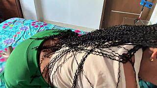 my old bitch surprised me with ass worship after work