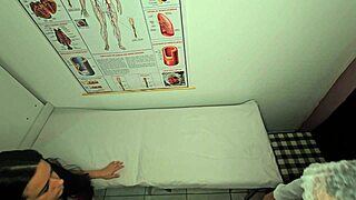 the gynecologist fingers my tight ass and fucks me