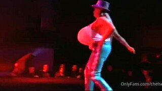 The Bustiest Stripper Ever Rips Clothes In Huge Tits Dance