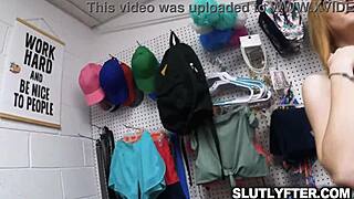 amber stark steals panties gets punishment from officer rusty nails