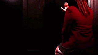 Student sucks cock at gloryhole.