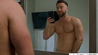 Big Tittied Brunette Rides Cock