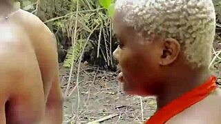 Epic King Of The Forest Slaps Hairy Blue-Eyed Bardie With Cucumber In Wet Nature Anal Fetish, Pussy Dripping In Part 1