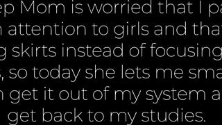 why does step-mom fuck step-son to control his urges and help him study?