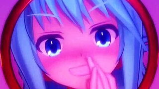 Aqua Uses Glory Hole In Konosuba Scene