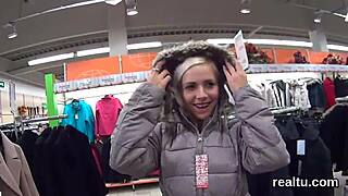 Gorgeous Czech Sweetie Seduced In Mall And Banged In Pov