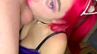 cute teen passionately facefucked, rims, and drinks sperm eagerly