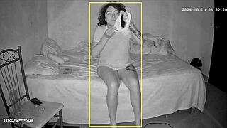 Homemade video of cute Latina housewife slut assfucking neighbor.