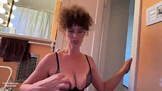 stepmom catches you masturbating at family reunion