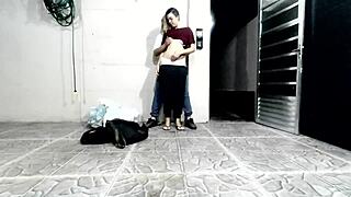 Naughty School Day Muff Diving Behind The Building