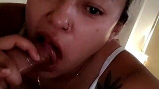 Real Homemade Latina Babe Swallows Cock in Horny Masturbation Session