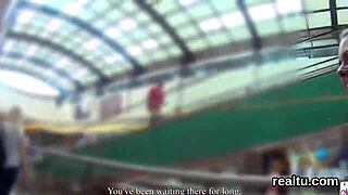 Glamorous Czech Teen Seduced Ripped Clothes Reamed