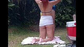 fui tomar sol e vizinho me fodeu gostoso do lado de fora