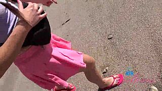 Brianna Arson Gives Head On Beach In POV During Holiday Cruise