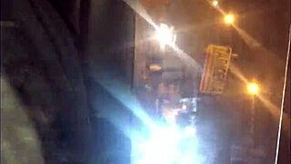 single mom sucks my dick in a taxi driving through lima streets