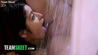 Hazel's depraved unicorn fantasy has older couple fucking and eating her pussy