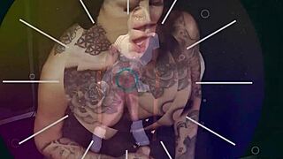 i watched this hot blonde suckin juicy dicks at the gloryhole, so sloppy