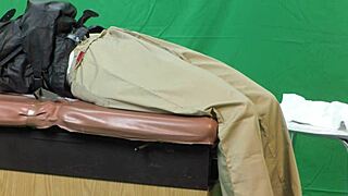 Doctor inspects Scarlett Johnson's tight pussy deeply