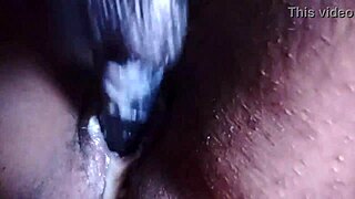 I'm a horny bbw with a small waist fingering myself to a creamy creampie.