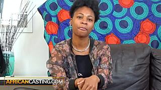 Ebony Bikini Model Fucks White Producer On Camera