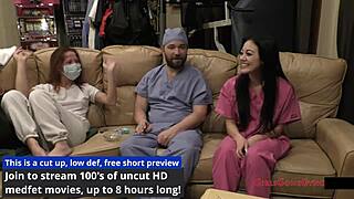 i'm blaire celeste, nurse with small tits, examine my hooters?