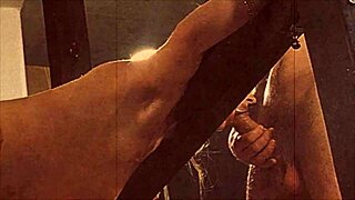 Vintage Strafen gefesselt und behaart in Retro Bondage