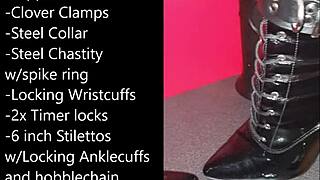 Sissy Prepares for Selfbondage with Toys