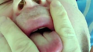 watch this cute german amateur reach orgasm with tongue on her beautiful face close up