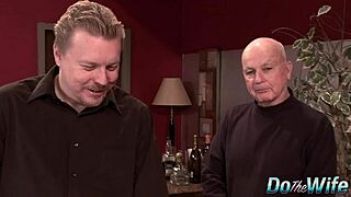 Watch how this cuck husband sees his blonde milf wife Heidi Mayne take deep anal fucking and cum in mouth.