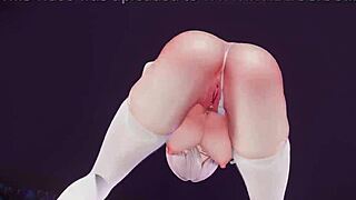 Bitch Knight Performs An Mmd Dance Routine