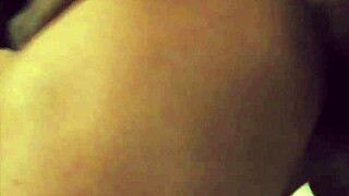 The amateur milf hotwife gets her wet pussy fucked by a monster black cock to orgasm