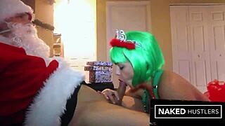 Katie Cummings as Santa's favorite elf