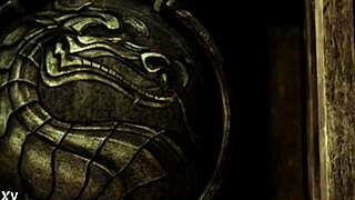 What if Mortal Kombat parody features Jax versus tall monster Sheeva in bizarre cartoon style?