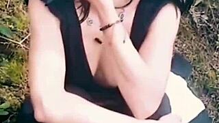 outdoor doggystyle with stranger watching.