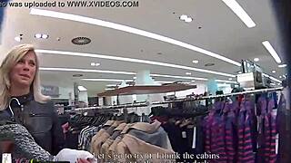 Mall Cuties: Young 18+ Sexy Girl Masturbates in Public