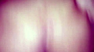 Hot amateur girl sits on cock