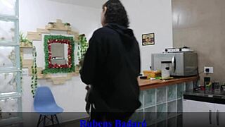 Young Trans Maid Gets Ass Fucked Without Condom