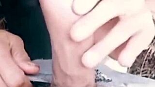 outdoor doggystyle with stranger watching.