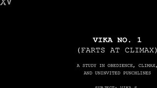 Vika Farts Loudly At Her Climax!