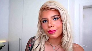 Gabriella Gushi fucked by three guys in DP anal!